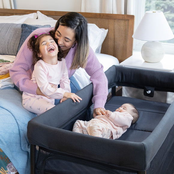 Joie Amigo 120 One-hand Fold Travel Cot - Shale