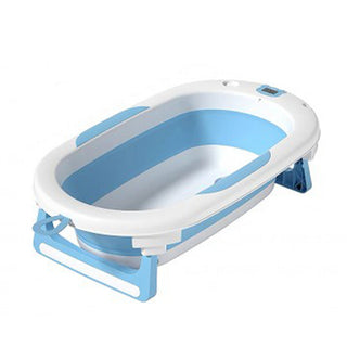 Buy blue Lucky Baby Baly Collapsible Bath Tub W/Thermometer & Bath Support + Shower Skoop + Orangizer