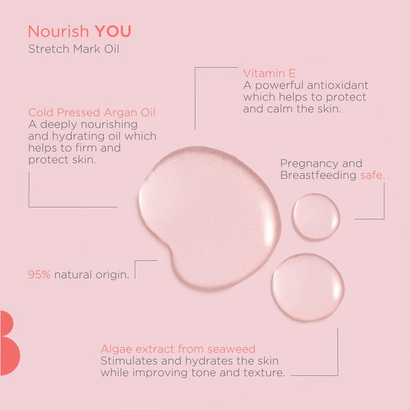 Bheue Nourish You Stretch Mark Oil For Normal & Sensitive Skin
