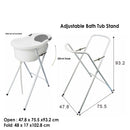 Babydreams Baby Bath Tub  S with Stand (Newborn -30kg)-2