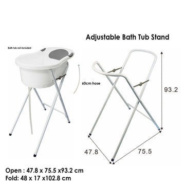 Babydreams Baby Bath Tub  S with Stand (Newborn -30kg) - 0