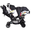 Baby Trend Sit N' Stand® Double Stroller - ONYX