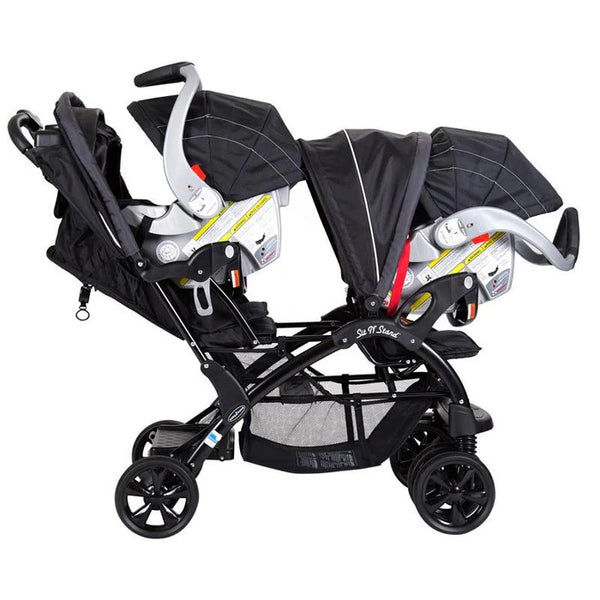Baby Trend Sit N' Stand® Double Stroller - ONYX