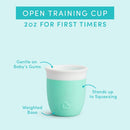 Munchkin C'EST SILICONE OPEN TRAINING CUP - MINT-4