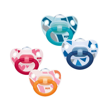 NUK - Happy Days Classic Silicone Soothers