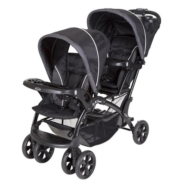 Baby Trend Sit N' Stand® Double Stroller - ONYX