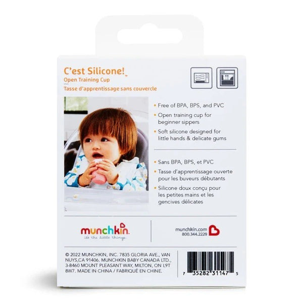 Munchkin C'EST SILICONE OPEN TRAINING CUP - MINT