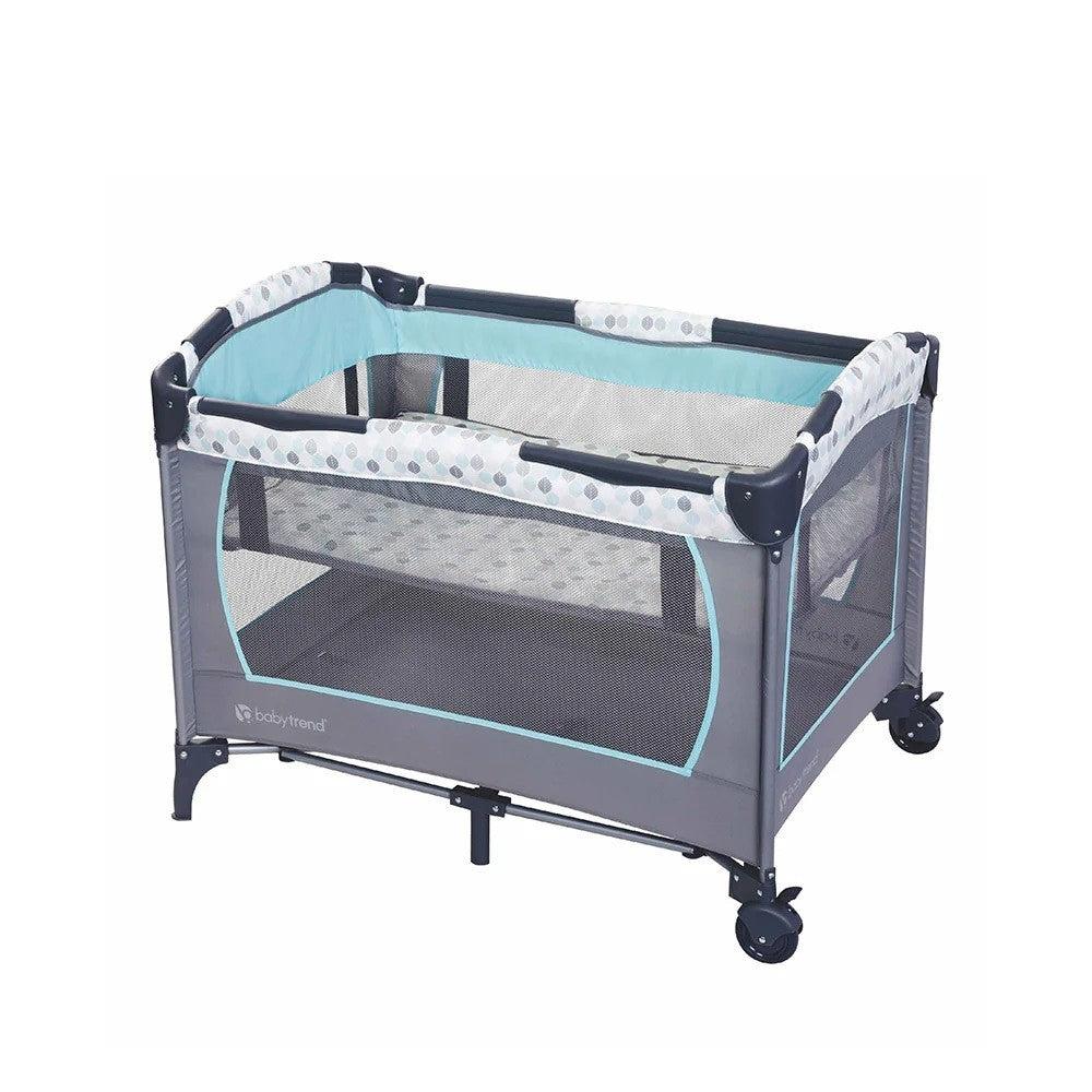 Baby Trend EZ Rest Nursery Center Playpen - Leaf Geo