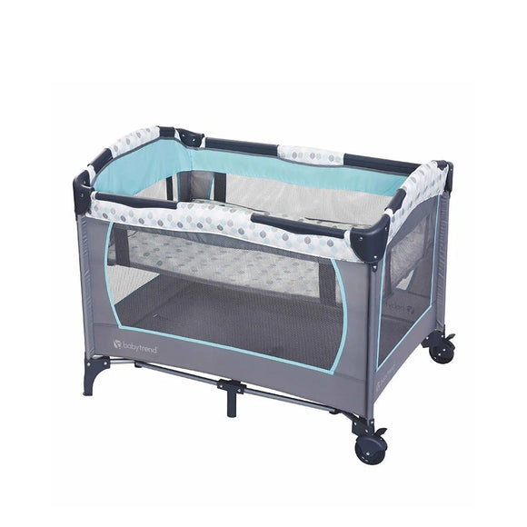 Baby Trend EZ Rest Nursery Center Playpen - Leaf Geo