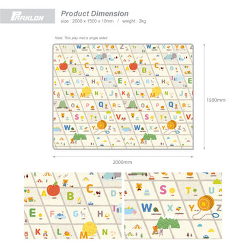 Parklon Single sided PE Roll Mat English Village (10mm thick)