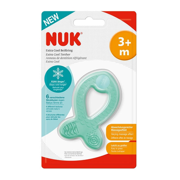 NUK Extra Cool Baby Teether Fish - 3 months+