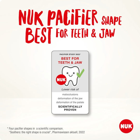 NUK Signature Silicone Soother Pacifier 2pcs/box (0-6M / 6-18M / 18-36M)