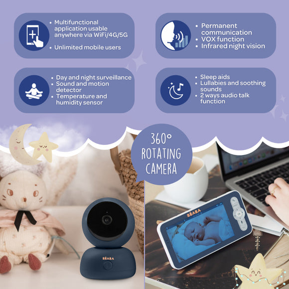 Beaba Zen Premium Video Baby Monitor | 2 Colors