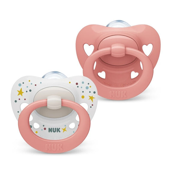 NUK Signature Silicone Soother Pacifier 2pcs/box (0-6M / 6-18M / 18-36M)