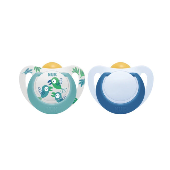 NUK Star Day Latex Soother Pacifier 2pcs/box