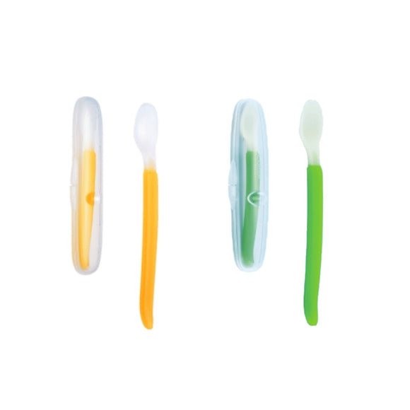 Combi Baby Label Feeding Spoon With Case (5m+)