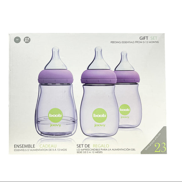 Joovy Boob PP Baby Milk Bottle Gift Set (0-12months)