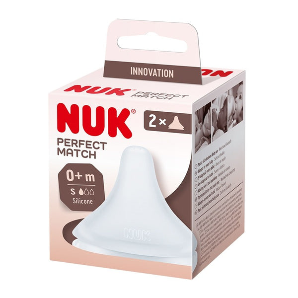 NUK Perfect Match Baby Bottles teat 2 pieces (0M+ / 3M+ / 6M+)