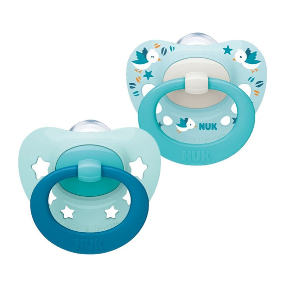 NUK Signature Silicone Soother Pacifier 2pcs/box (0-6M / 6-18M / 18-36M)