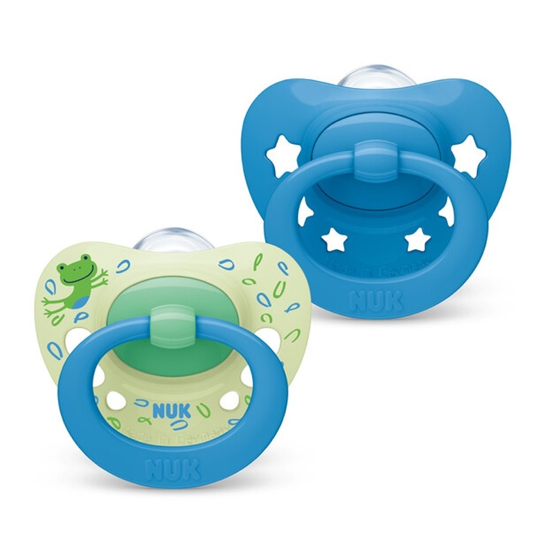 ぬぬ NUK Signature Silicone Soother Pacifier 2pcs/box (0-6M / 6-18M