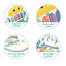 Lucky Baby Pedal Piano Harps Playgyms-5