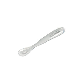 Buy velvet-grey Beaba 1st Stage Silicone Spoon
