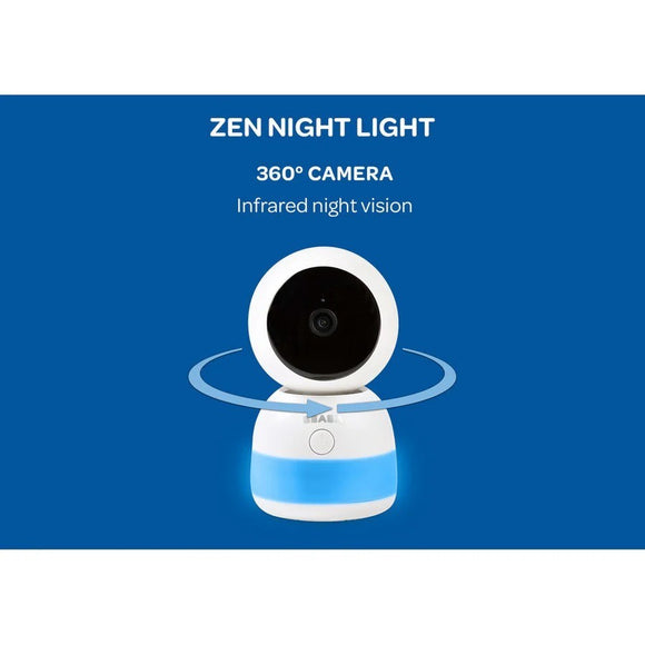 Beaba Video Baby Monitor Zen Night Light 360° camera