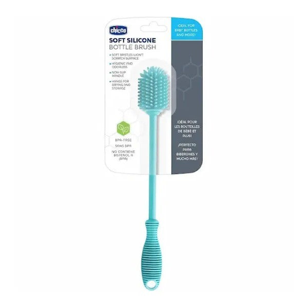 Chicco Silicone Bottle Brush Anti-Scratch & Safe for Bottles - Baby Kingdom