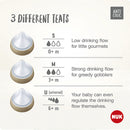 NUK Perfect Match Baby Bottles teat 2 pieces (0M+ / 3M+ / 6M+)-4