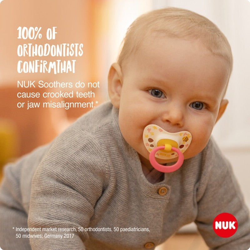 NUK Signature Silicone Soother Pacifier 2pcs/box (0-6M / 6-18M