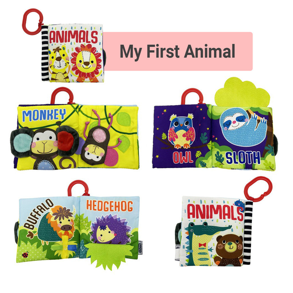 Lucky Baby Discovery Pals Smartee Cloth Book - 0