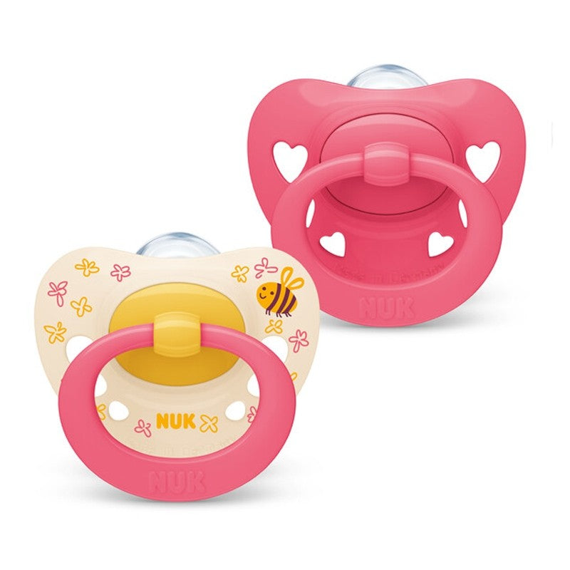 NUK Signature Silicone Soother Pacifier 2pcs/box (0-6M / 6-18M
