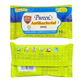 Pureen Antibacterial Wipes 10 sheets