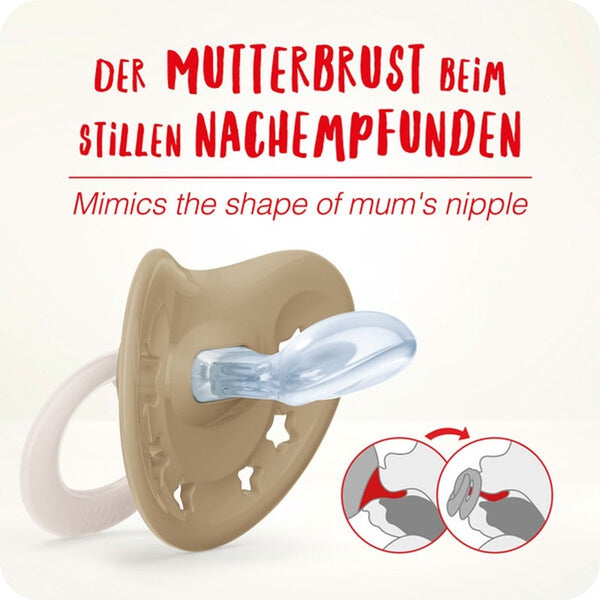 NUK Signature Silicone Soother Pacifier 2pcs/box (0-6M / 6-18M / 18-36M)