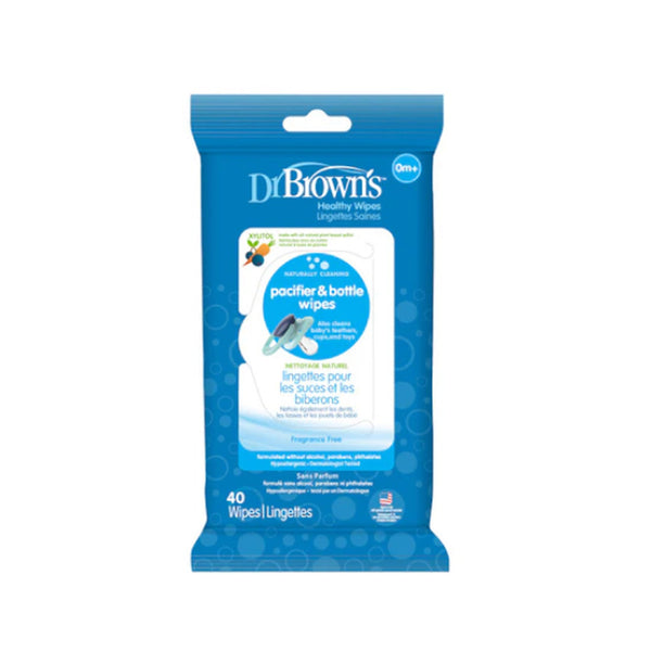 Dr Brown's Pacifier And Bottle Wipes (40pcs) (Promo)