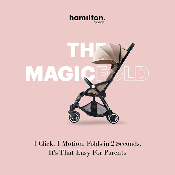 Hamilton X1 Lite MagicFold Stroller ( 2 Years Warranty )