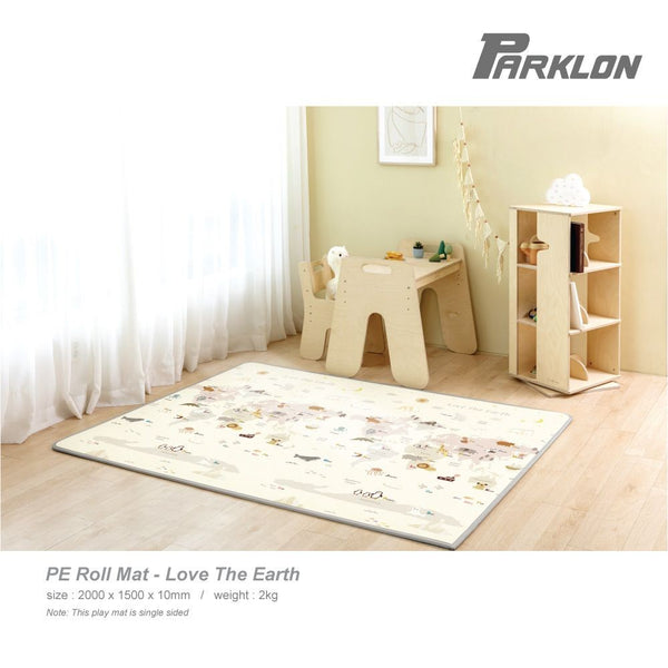 Parklon Single Sided PE Roll Mat Love the Earth (2000mm x 1500mm x 15mm)