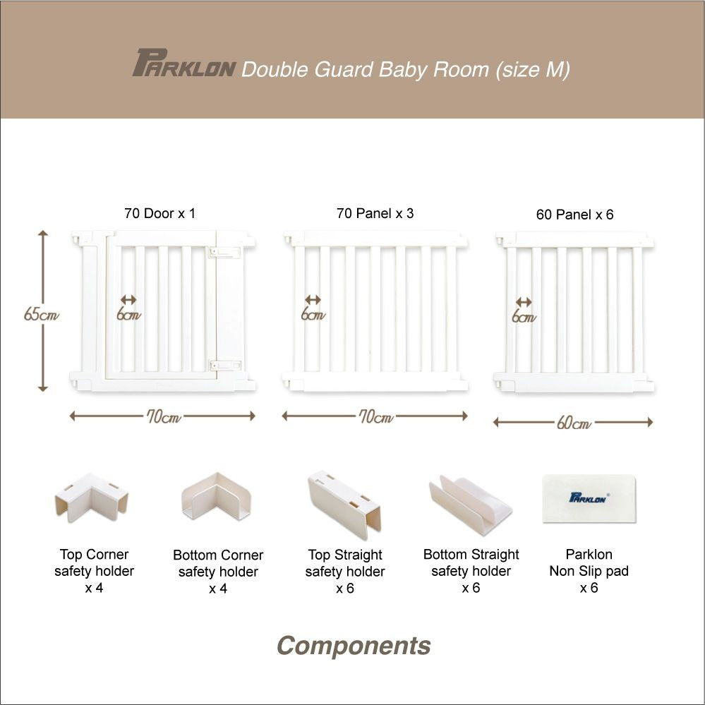 Parklon Double Guard Baby Fence Baby Room
