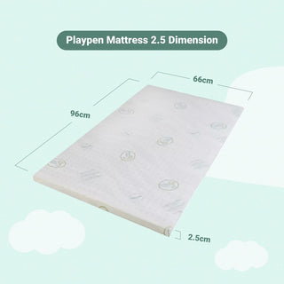 Little Zebra Playpen Latex Mattress 2.5cm Bundle Set