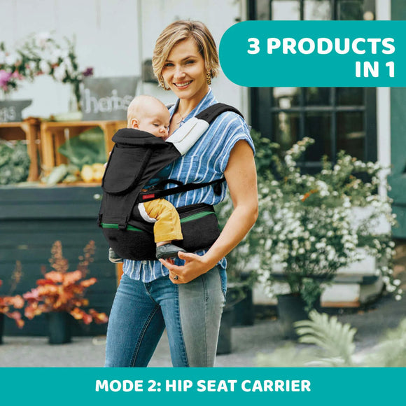 Chicco Hip Seat Baby Carrier - Private Black