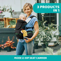 Chicco Hip Seat Baby Carrier - Private Black