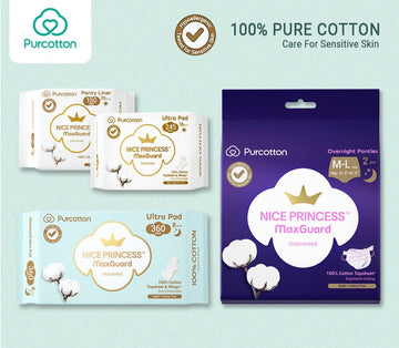 Purcotton Nice Princess MaxGuard Sanitary Pad Pure Cotton