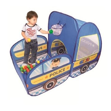 BabyOne Kids Police Play Tent Ball House (50pcs ball) - 0