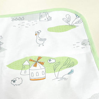 Purcotton Baby Cotton Waterproof Pad - Windmill