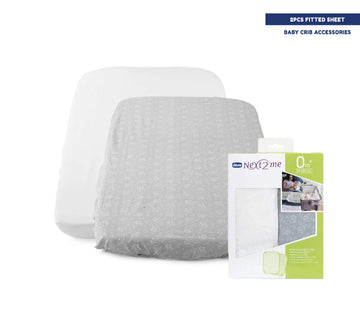 Chicco Next2Me Baby Crib Fitted Sheet (2 pcs)