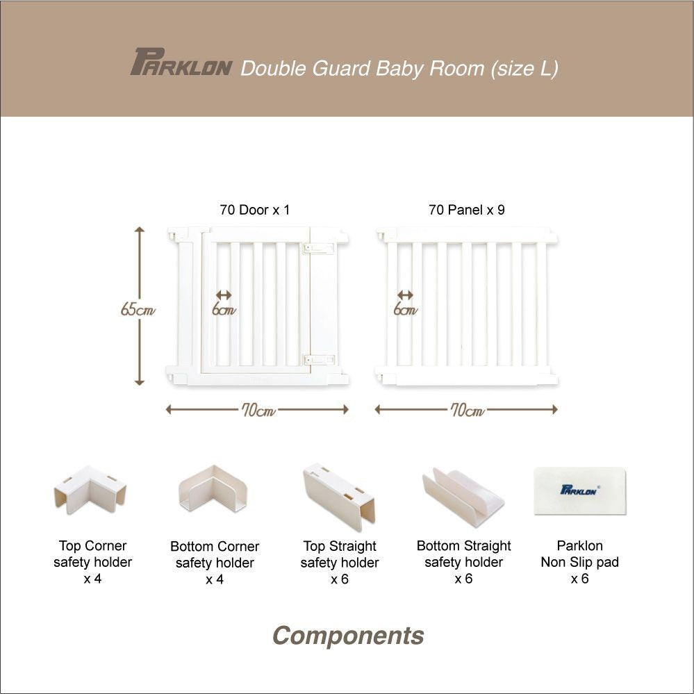 Parklon Double Guard Baby Fence Baby Room