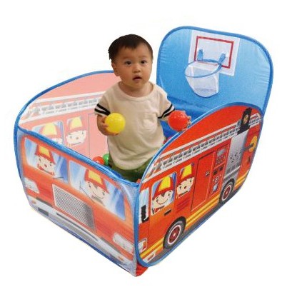 BabyOne Kids Fire Truck Play Tent Ball House (50pcs ball)