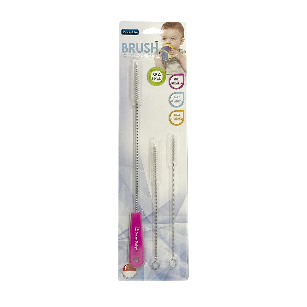 Lucky Baby Brush For Training Cup/Bottle Straw