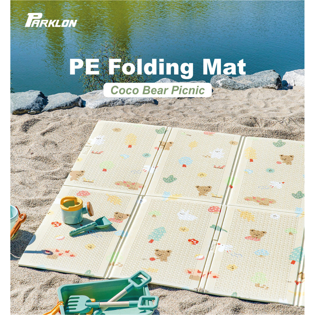 Parklon PE Folding Mat Coco Bear Picnic (2000MM X 1400MM X 10MM) - 0