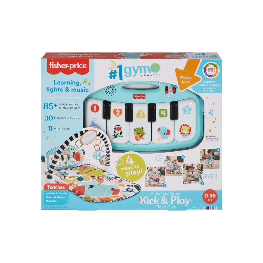 Fisher Price Newborn Kick & Play Gym Green Smart Stages 2024